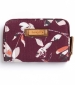 Tom Tom Printed Purse - Burgundy