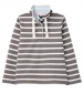 Saunton Sweatshirt - Grey/ Cream Stripe