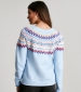 Andrea Fairisle Jumper - Light Blue