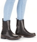 Side Zip Calf Boot - Black