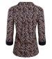 Ginny Organic Printed Shirt - Dark Navy