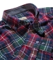 Hamilton Flannel Shirt - Wine/ Green Check