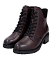 Lace up Ankle Boot - Wine