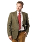 Cockfield Tweed Jacket - Olive/Red