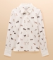 Eleanor Tomlinson Jersey Shirt - Cream Dogs
