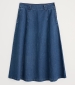Restharrow Skirt - Mid Wash