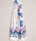 Sophie Printed Scarf - Ivory Multi