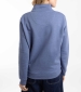 Avery Branded 1/4 Zip Sweater - Faded Blue