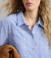 Sophie Embroidered Shirt - Blue Multi