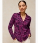 Annie Jersey Shirt - Navy Print