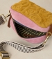 Bella Quilted Crossbody Bag - Yellow Multi
