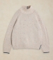 Talia Nep High Neck Jumper - Light Grey