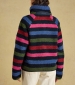 Eva Ladies Fleece - Navy Stripe
