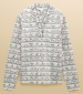 Heidi T Shirt - Creme Navy Horse