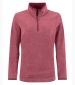 Sarah Eco 1/4 Zip Textured Fleece - Garnet
