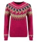 Tulips Intarsia Fair Isle Jumper - Foxglove