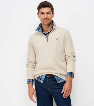 French Rib 1/2 Zip Jumper