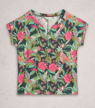 Nelly Notch Neck Tee