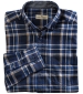 Hamilton Flannel Shirt - Navy/ White Check