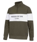 Gents Dumfries 1888 1/4 Zip - Lovat/White