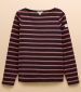 Harbour Long Sleeve Top - Navy Multi