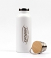 Bamboo Top Vacuum Bottle - White