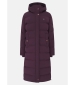 Savannah Ladies Long Coat - Damson