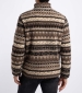 Nash 1/4 Zip Jacquard Borg Fleece - Sandstone