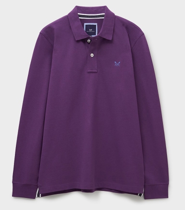 Long Sleeve Pique Polo