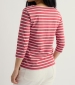 3/4 Sleeve Sailor Top - Breton Echinacea