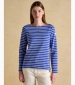 Harbour Long Sleeve Top - Blue/Navy Stripe