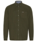 Sten Corduroy Long Sleeve Shirt - Forest Night