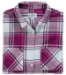 Caitlyn Flannel Shirt - Berry Check