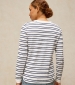 Clara Long Sleeve T Shirt - White Print