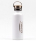 Bamboo Top Vacuum Bottle - White