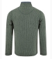 Newark 1/4 Zip Grid Fleece - Beetle Green
