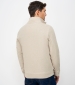 French Rib 1/2 Zip Jumper - Birch Marl