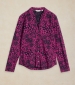 Annie Jersey Shirt - Navy Print