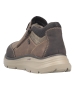 Side Zip Shoe - Brown