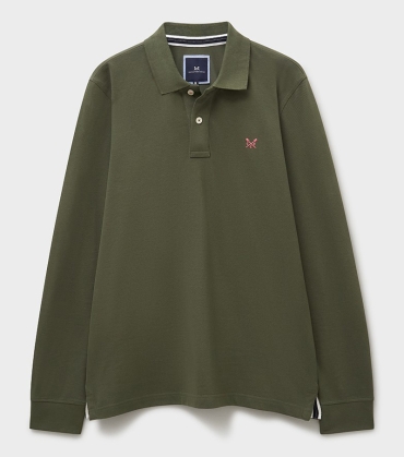 Long Sleeve Pique Polo