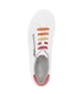 Womens Side Zip Trainer - White