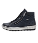 Zipped Ankle Boot - Navy