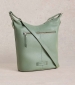 Fern Leather Crossbody Bag - Light Green