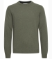 Karl Lambswool Crew Neck Jumper - Olivine Melange