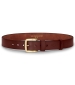 Luxury Leather Belt - Dark Brown