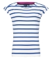 Bowe Organic Striped Jersey Top - Mazarine Blue