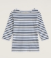 3/4 Sleeve Sailor Top - Breton Dark Voyage
