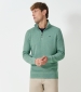 French Rib 1/2 Zip - Sea Pine
