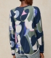 Clara Long Sleeve T Shirt - Green Print