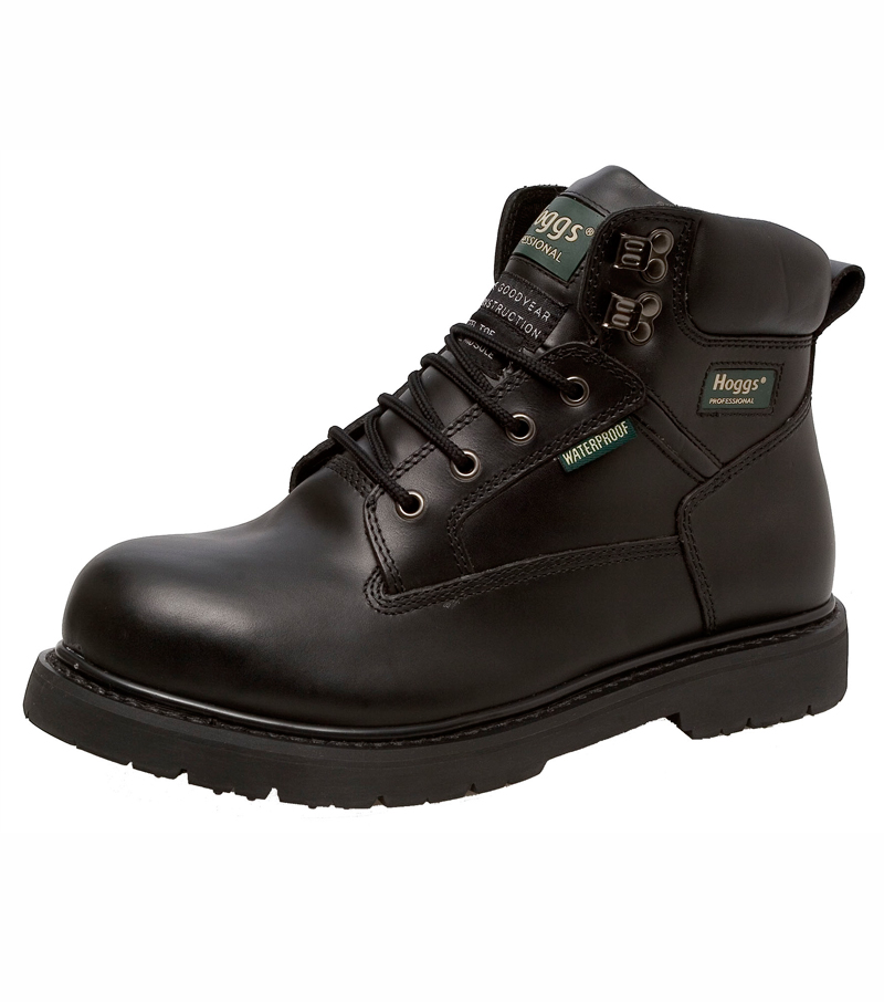 Hoggs Saturn Waterproof Safety Boot - Black